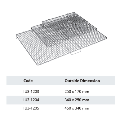 Wire network basket cover