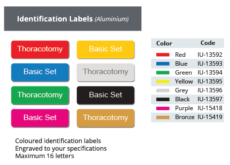 Aluminum Identification Tag - 50 x 18 mm