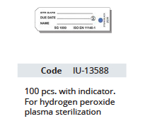 Etiquetas con Indicador para Esterilización por Plasma de Peróxido de Hidrógeno - Paquete de 100 Unidades