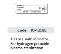 Etiquetas para Esterilización por Plasma de Peróxido de Hidrógeno - Paquete de 100 Unidades