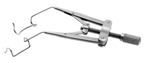 Blefaróstato de Lieberman con Hojas de Alambre Abiertas