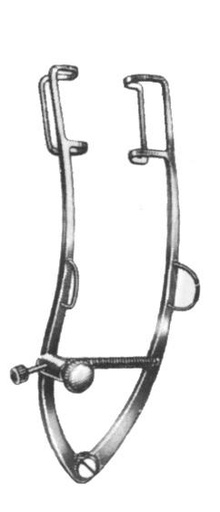 [IU-BH008] Blefaróstato de Weiss (Closed Wire Blades, 70 mm Length with 14 mm Blades)