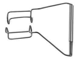 [IU-BH015-BO] Blefaróstato de Barraquer-Oosterhuis, Longitud de 40 mm - Valvas de 15 mm (Hojas de Alambre Cerradas)