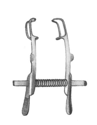 Blefaróstato de Mellinger con Hojas de Alambre Cerradas