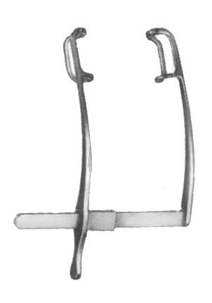 [IU-BH018] Blefaróstato de Pretori con Hojas de Alambre Cerradas, Longitud de 45 mm - Valvas de 13 mm (Derecha)