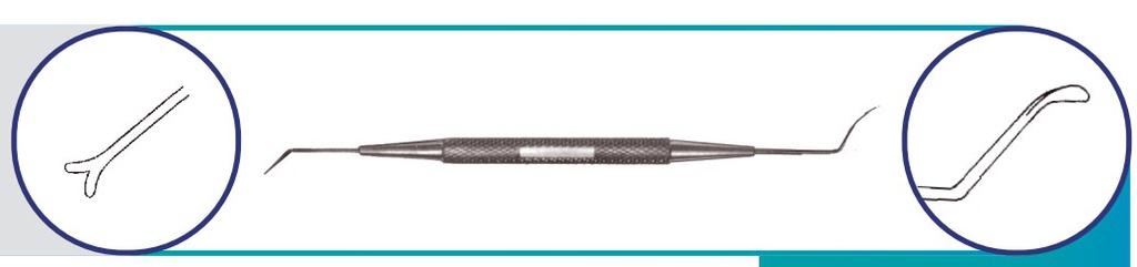 Gancho y Rotator para Núcleo de Neuhann - Doble Extremo