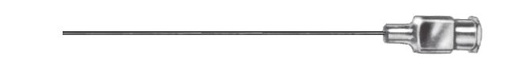 [IU-BH3674] Cánula de Bangerter de Acero Inoxidable - Punta Recta (40 mm, 0.6 mm)