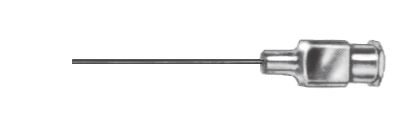 [IU-BH351K] Cánula Lacrimal, Diámetro de 0,5 mm - Punta Cónica (Recta, Acero Inoxidable)