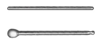 Bastoncillos de Cristal para Pomada Ocular de 10 cm - Paquete de 100 Piezas