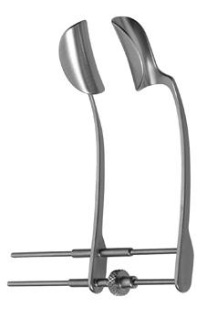 Blefaróstato de Bangerter con Hojas Sólidas, Longitud de 50 mm - Valvas de 14 mm