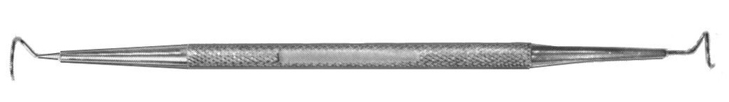 Sonda Oftálmica de Doble Extremo en Forma de Cola de Cerdo