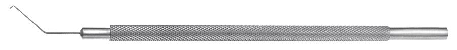Manipulador de Lentes Intraoculares de Jacobi, Angulado - Punta de 0,3 mm