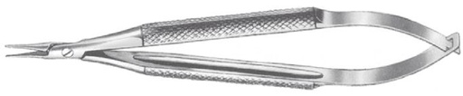 [IU-BH413] Micro Porta Agujas de Barraquer-Troutman sin Cierre - Longitud de 10 cm (Recta)