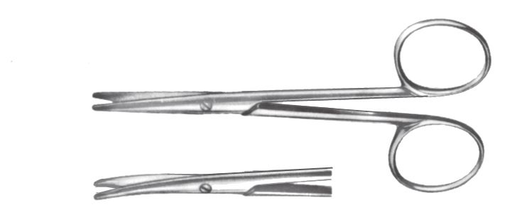 Tijera para Estrabismo de Bonn con Puntas Romas