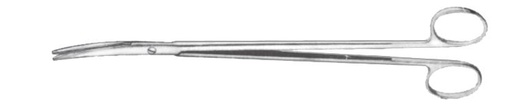 [IU-BH6531] Tijera de Metzenbaum con Carburo de Tungsteno y Anillos Dorados, Roma / Roma - Longitud de 14,5 cm (Recta)