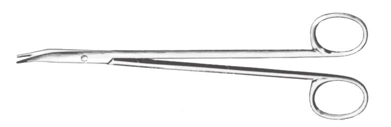 Tijera de Disección de Reynolds con Puntas Agudas - Longitud de 14,5 cm