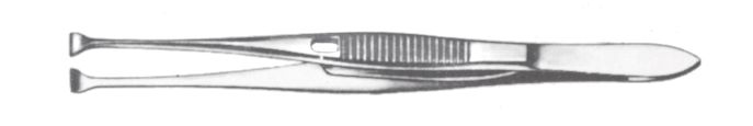Pinza para Fijación de Graefe - Longitud de 11 cm