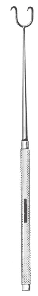 Gancho para Mucosa de Joseph de Dos Dientes Agudos - Longitud de 16 cm