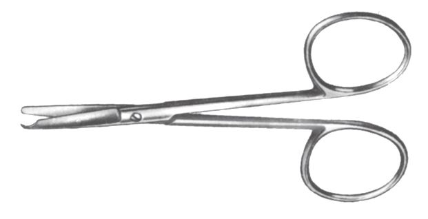 Tijera de Sutura de Spencer con Muesca, Recta - Longitud de 9 cm