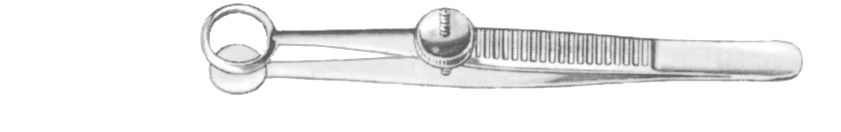 Pinza para Chalazión de Ayer, Diámetro de 8 mm - Longitud de 9 cm