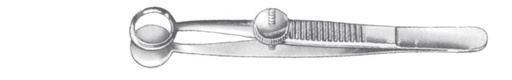 [IU-BH784] Pinza para Chalazión de Lambert, Diámetro de 8 mm - Longitud de 9 cm