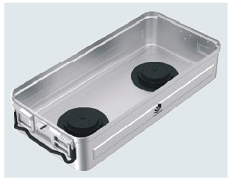 Base de Contenedor para Esterilización de Modelo Barrera B3 con Sistema PTFE - Tamaño Completo 1/1 - 600 x 272 x H mm