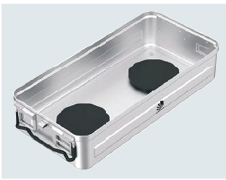 [IU-15387] Base de contenidors per al model de barrera B3 esterilització amb sistema d’aturada PPSU - Mida completa 1/1 - 600 x 272 x H mm (110 mm)