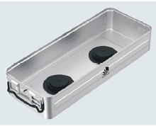 Base de contenidors per a la barrera B3 del model esterilització amb sistema PTFE - mida llarga addicional - 725 x 275 x h mm