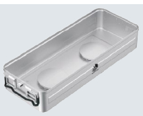 Container base for sterilization of B3 barrier model with bio Stop aluminum system - extra long size - 725 x 275 x h mm