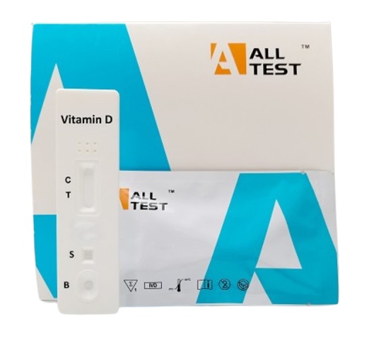 Test de Vitamina D en Sangre de Detección Rápida de 25-Hidroxivitamina D en Cassette de AllTest - 1 Prueba