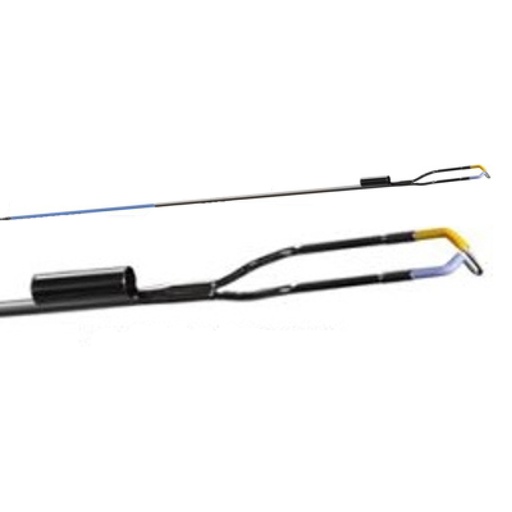 [IU-R1248.K] Asa de Corte Bipolar Aguja de Collins Curvo 45° 24-28 Fr 12° y 30° Compatible con Resectoscopio Olympus - Caja de 10 Unidades