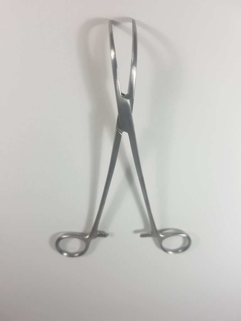 Pinza de arteria Adson - longitud = 18 cm / 7", curva completa, dientes largos