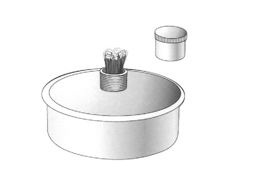 Alcohol burner - Capacity = 120cc
