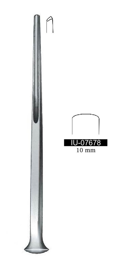 Gubia Alexander - longitud = 18 cm / 7", ancho = 10 mm