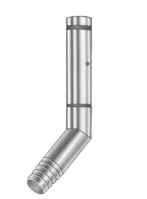 Pieza de acoplamiento de aspiración - longitud = 12 cm / 4-3/4"