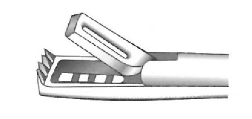 Pinza de biopsia Kevorkian, punta solamente