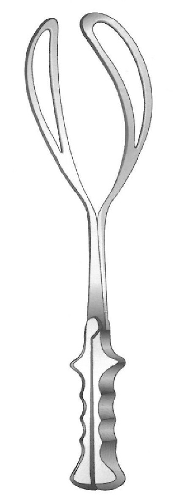 Bailey-Williamson Obstetric Callery-Length = 39.5 cm / 15-1 / 2 "
