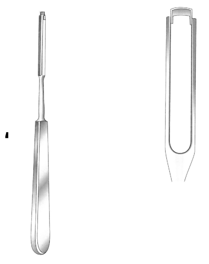 Ballenger Septum Knife, straight - length = 8-1/4 / 21 cm, width = 5 mm