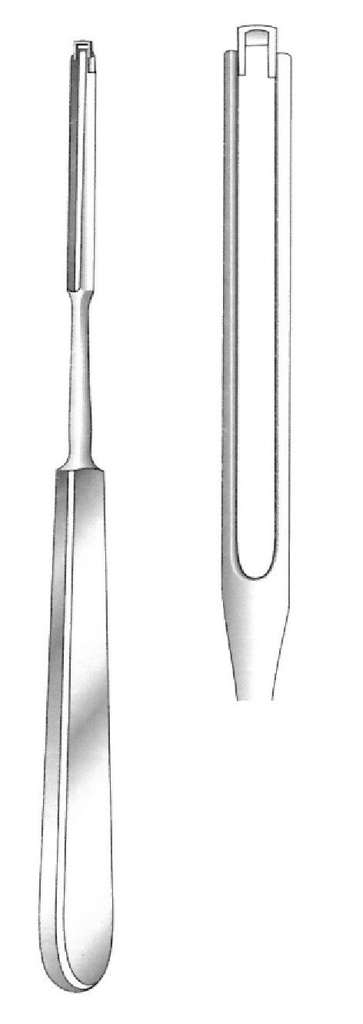 Cuchillo para tabique nasal Ballenger, recta - largo = 21 cm / 8-1/4", ancho = 3 mm