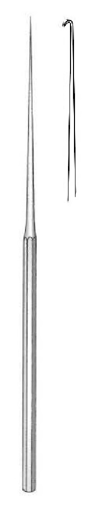 Micro gancho de oído Barbara - longitud = 16 cm / 6-1/4", punta = 0.5 mm