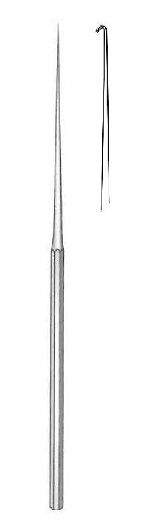 Barbara ear hook - length = 16 cm / 6-1 / 4 ", tip = 1.0 mm