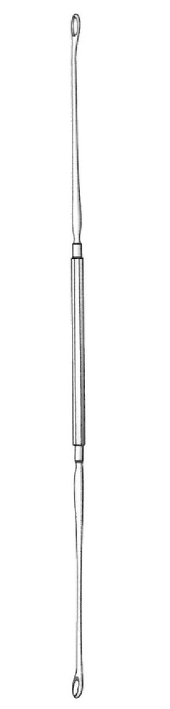Barker Curette - length = 17 cm / 6-3/4"