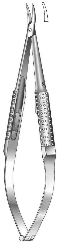 Porta agujas Barraquer con bloqueo - longitud = 20 cm / 8"