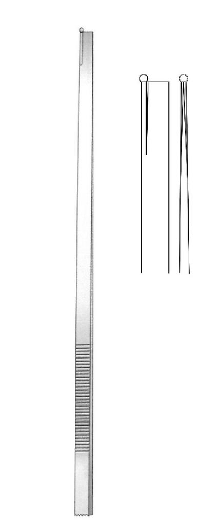 Bauer osteoh, straight - length = 20.5 cm / 8 ", leaf = 6 mm