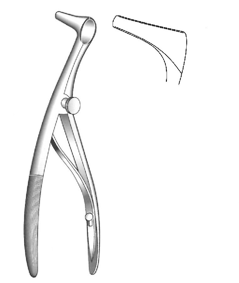 Espéculo nasal Beckman - longitud = 15 cm / 6"