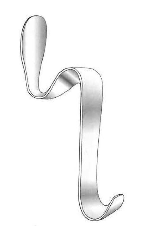 Separador de mejillas Bishop, tamaño = 27 mm - longitud = 13.5 cm / 5-1/4”