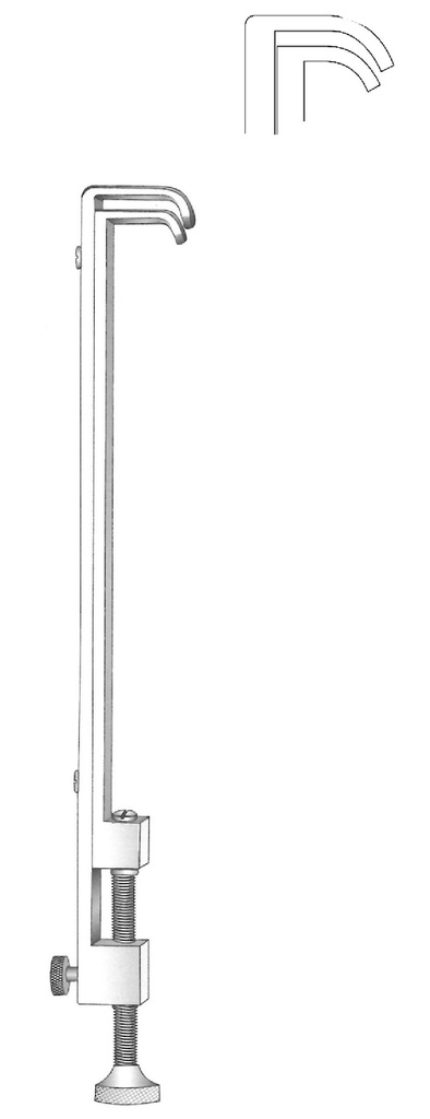 Blalock aortic clamp, diameter = 14 mm - length = 15 cm / 6"