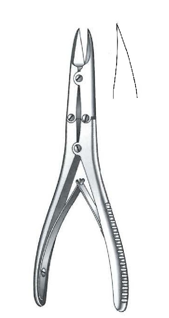 Bohler Bone Cutting Forceps - length = 15 cm / 5-3/4"