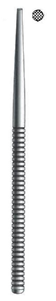 Lima para huesos, punta redonda, diámetro = 3 mm - longitud = 15.5 cm / 6"