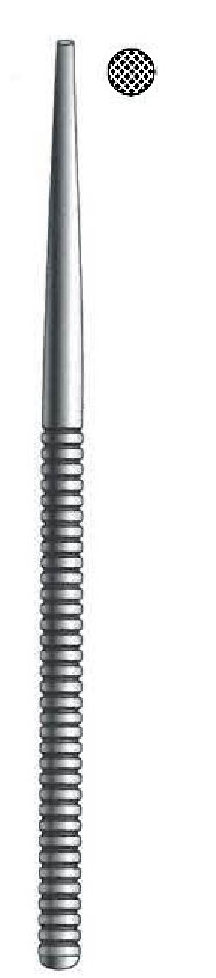 Lima para huesos, punta redonda, diámetro = 4 mm - longitud = 15.5 cm / 6"